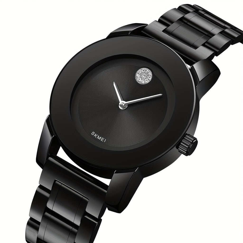 Stylish Women'S Quartz Watch with a Round Dial, Suitable for Parties And Everyday Wear. This Accessory Is Perfect for Enhancing Outfits And Makes a Great Birthday Gift