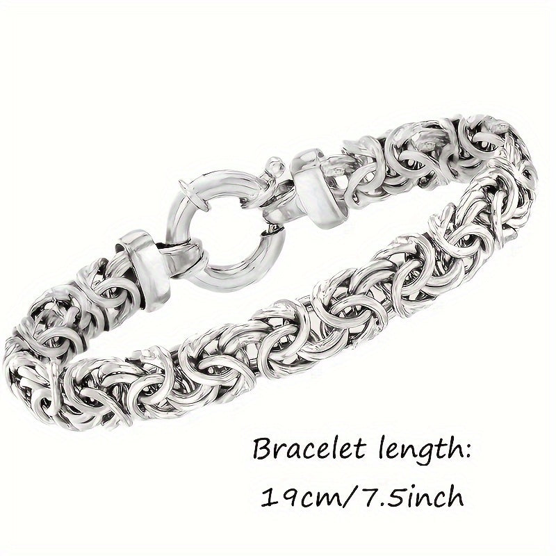 Handmade 925 Sterling Silver Bracelet, 6Mm Classic Unisex