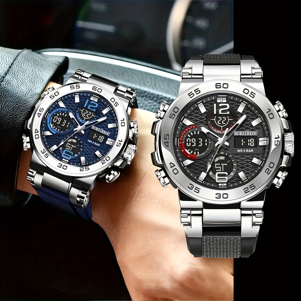 Sapphire Exquisite Watches, Luxury Men'S Watches, Fashionable Business Wristwatches, Men'S Gift Choices, Gifts for Boyfriends, Without Battery