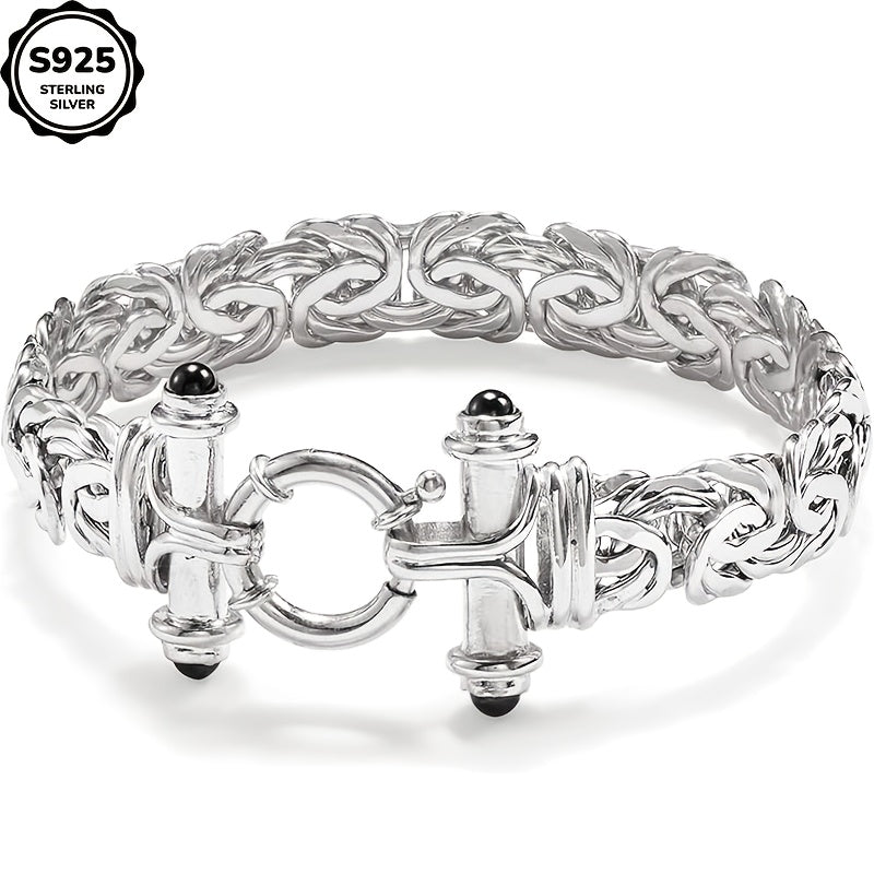 925 Sterling Silver Classic Women's Bracelet | Event/ Graduation/ Valentine's Day Exclusive Jewelry, Special Occasion Gift Box, Gratitude Gift, Suitable as a Birthday, Christmas Gift or as a Graduation Gift for Loved Ones.