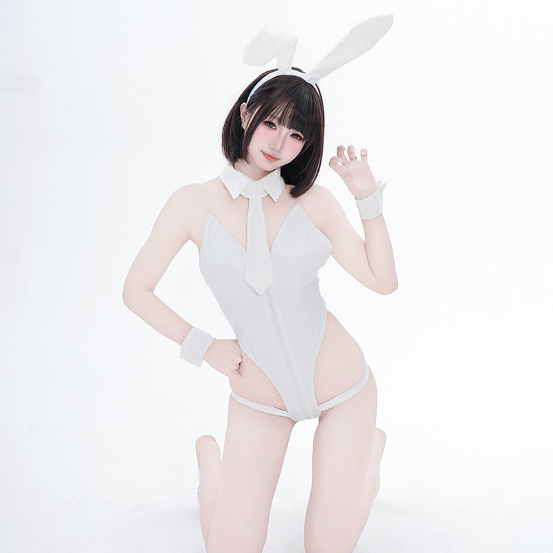 F-243 Bunny Girl Patent Leather Set: Innocent-Sexy, Cute, Costume Cosplay