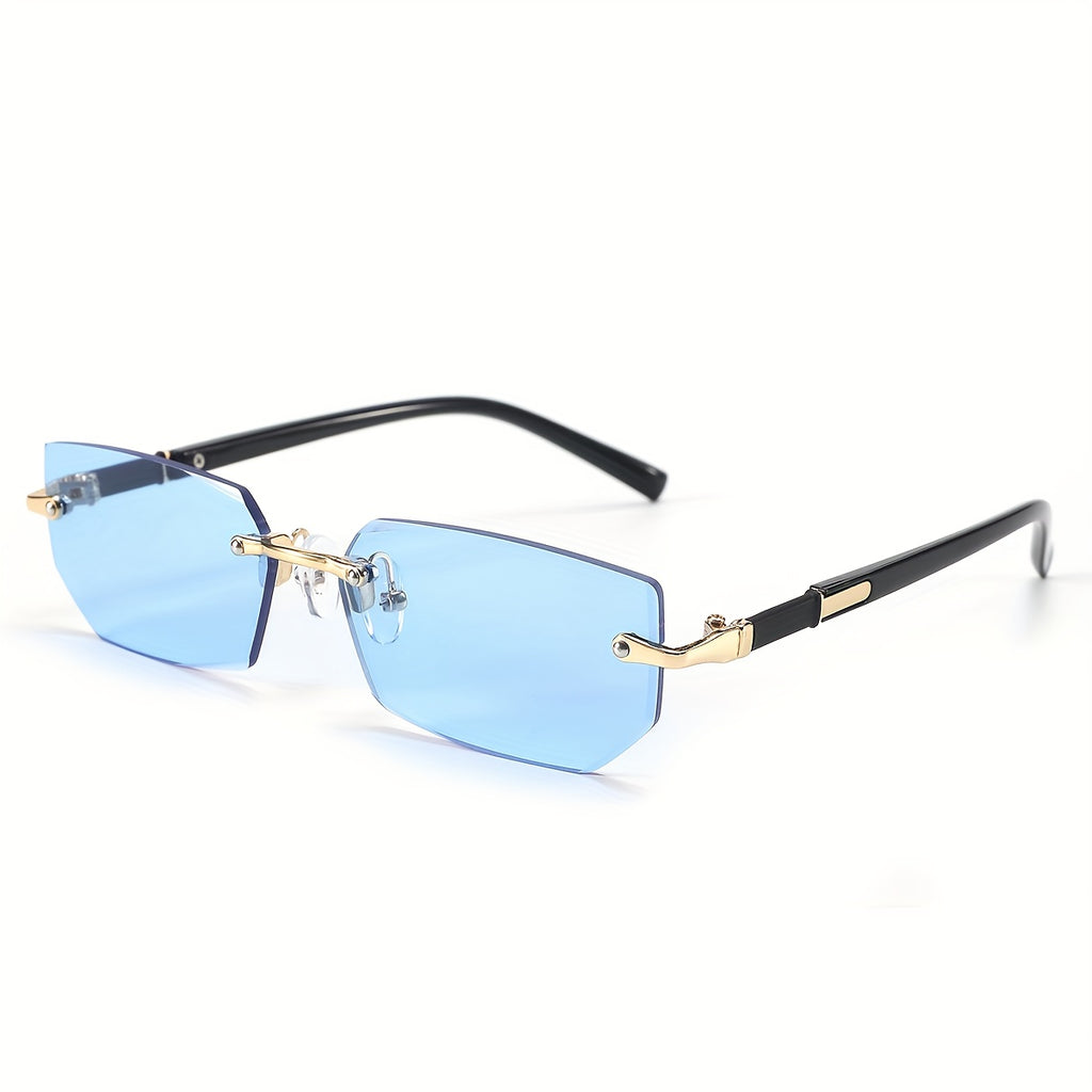 5pcs Frameless Gradient Glasses for Men & Women - Multi-Color (////) - Daily Wear, Parties, - No-Frame Accessories Suitable for Casual Style &