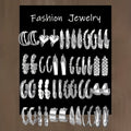 A Set Of 24 Pairs Of Fashionable Alloy Earrings-perfect For Everyday Wear Or As A Holiday Gift-zinc Alloy With Stainless Steel Studs-perfect For Parties And Everyday Use-no Enamel Or Gemstones-perfect For Year-round Styling