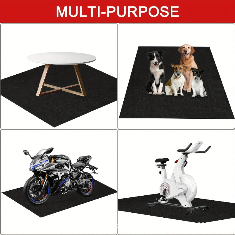 Heavy Duty Garage Floor Mat - Extra Large (78.74X118.11/87.79X204.72In) Oil-Absorbing, Non-Slip, Waterproof, Washable Garage Mat - Extra Thick (2.55Mm) for Workshop, Parking Lot, Driveway - Compatible with Cars, Trucks, Suvs, Motorcycles