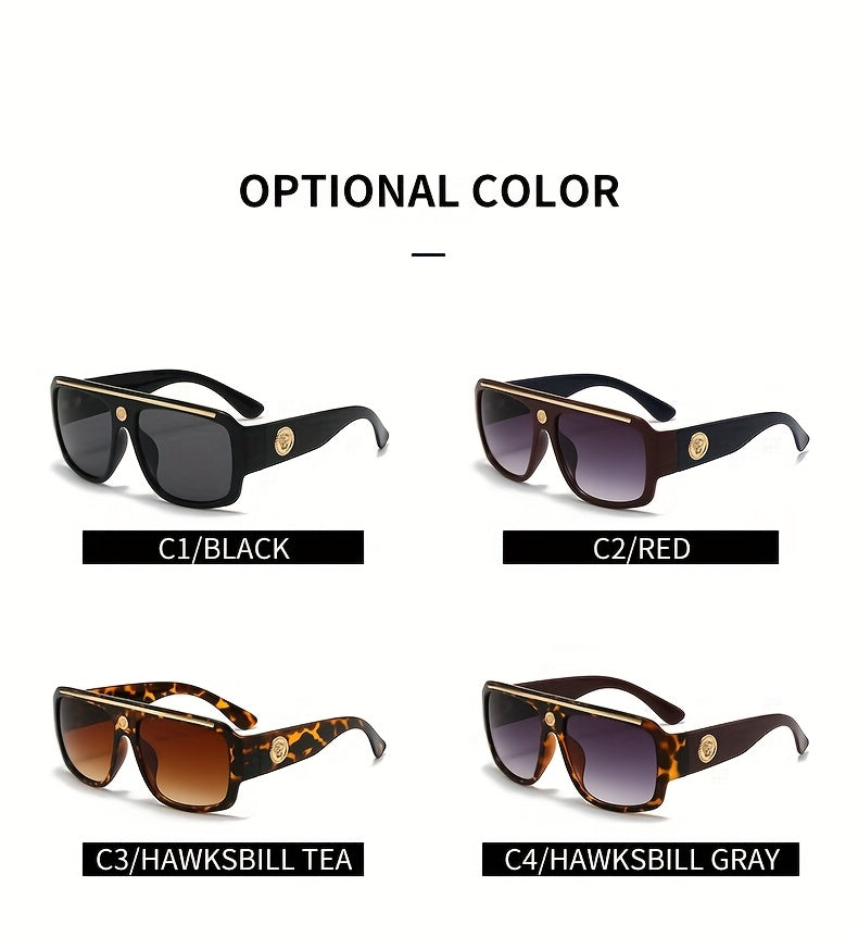 3pcs Retro Men'S, Lightweight Frame Polarized Glasses, Unisex, Suitable for Trips And Casual Wear, Ideal Holiday Gift