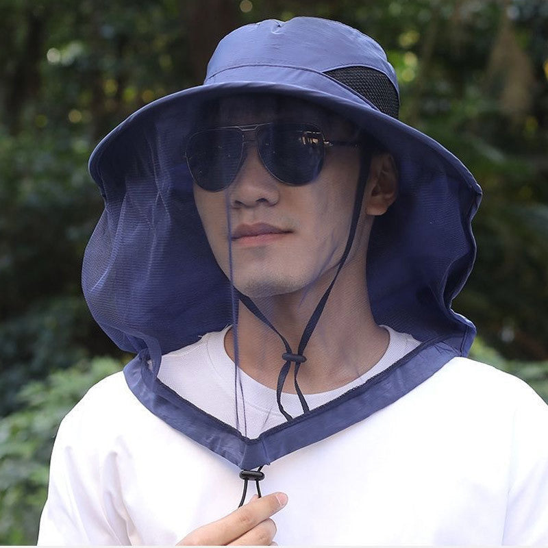 [Mosquito-Proof Fishing Hats] Men's Mosquito-Proof Hats, Fishing Hats With Face Cover, Breathable Mesh Face, Night Fishing Insect Protection, Women's Insect-Proof Hats, New Summer Fisherman Hats, Outdoor Fashion Men's Hats