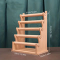 Single Wooden Jewelry Holder, Removable Tabletop Organizer for Bracelets, Necklaces, And Watches, Rustic Wood Display Rack for Dressers And Vanities