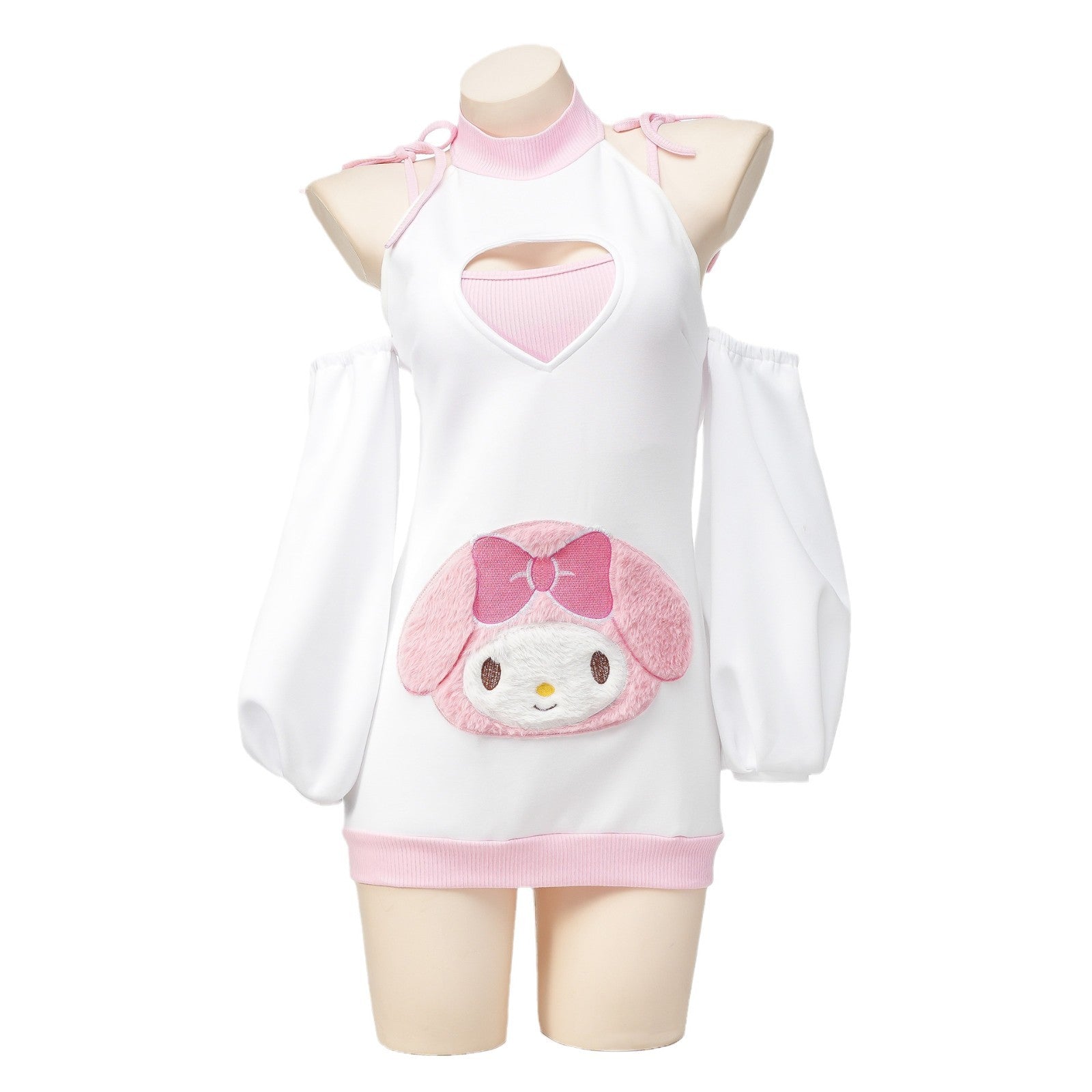 T-5182 Melody role-playing cute girl embroidered halter dress
