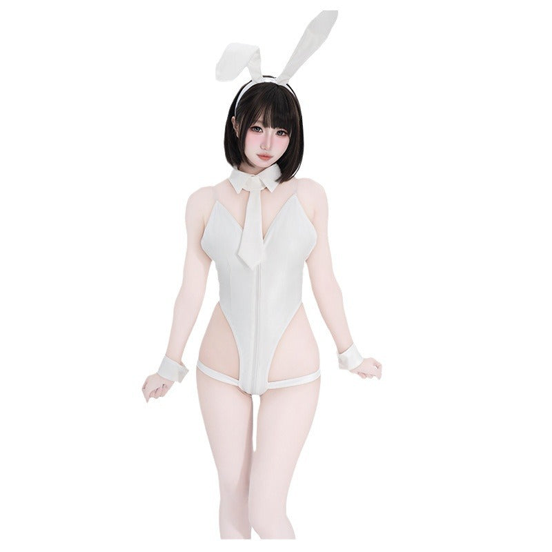 F-243 Bunny Girl Patent Leather Set: Innocent-Sexy, Cute, Costume Cosplay