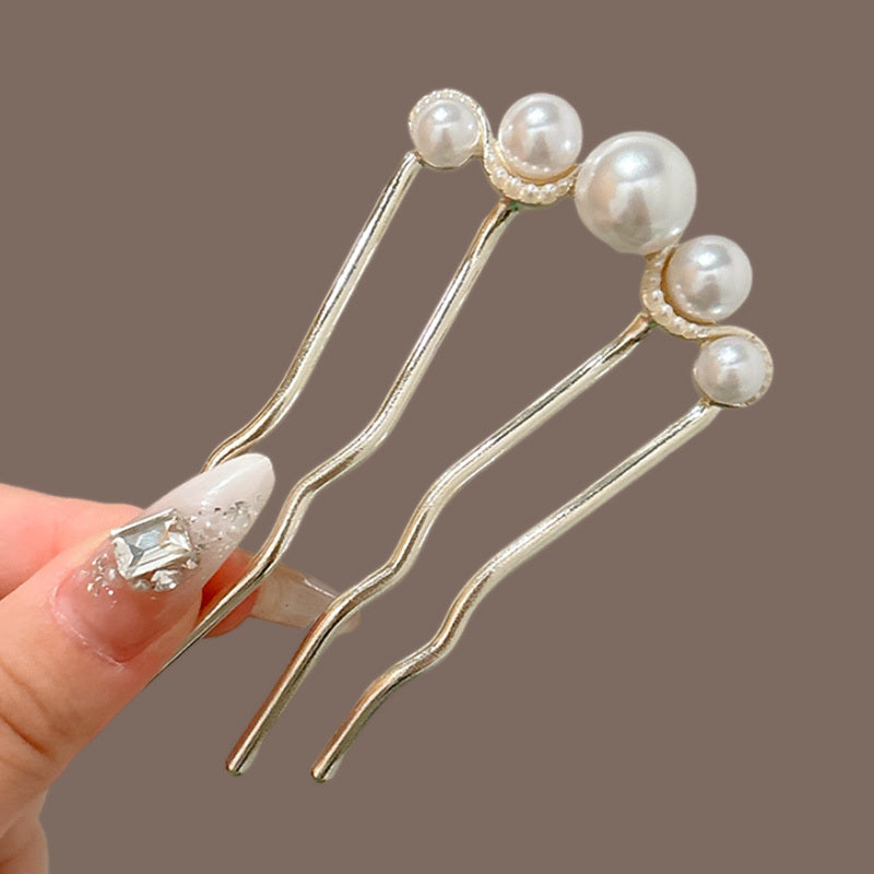 6pcs of Fashionable U-shaped Hair Clips, Hair Combs for Chignon at the Back of the Head, Hairpins, Hair Sticks, Hair Ornaments, Hair Clips for Women, Suitable for Daily Wear, Party Hair Accessories, Holiday Gifts