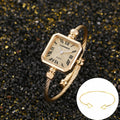 Stylish Women'S Wristwatch with a Sleek Strap And Quartz Movement