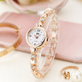 Stylish Ladies' Quartz Watch with a Slim Bracelet And a Petite Dial