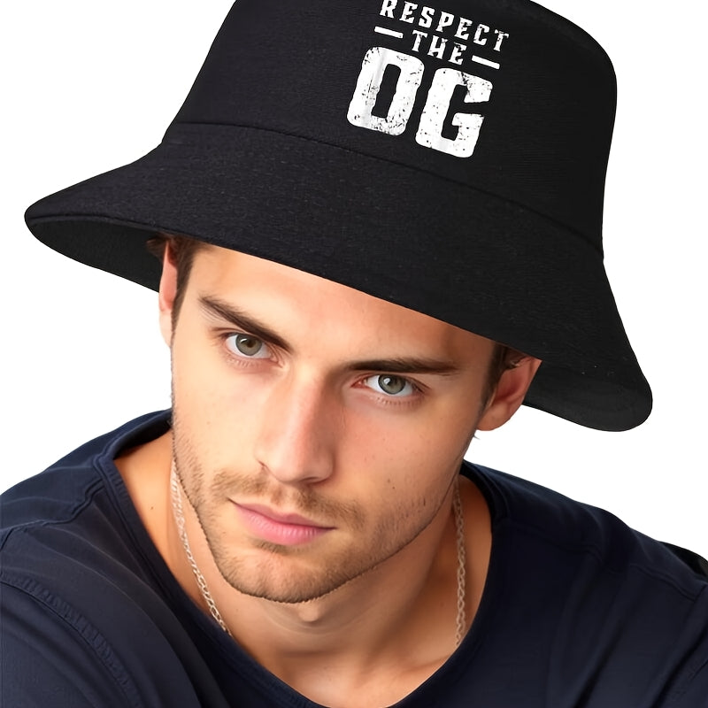 Respect The OG Original Gangsta O Bucket Hat <Unisex Men> Tennis Skate Bucket Hat