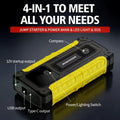 5-in-1/9IN1 Portable Car Battery Jump Starter With Tire Inflator 12V Fast Start, Battery Boost, USB I/O, LED Emergency Light, Reliable Power, Roadside/Vehicle Emergency Tools 3000A Portable Wireless Car Jump Starter Battery Jump Starter Portable Pea