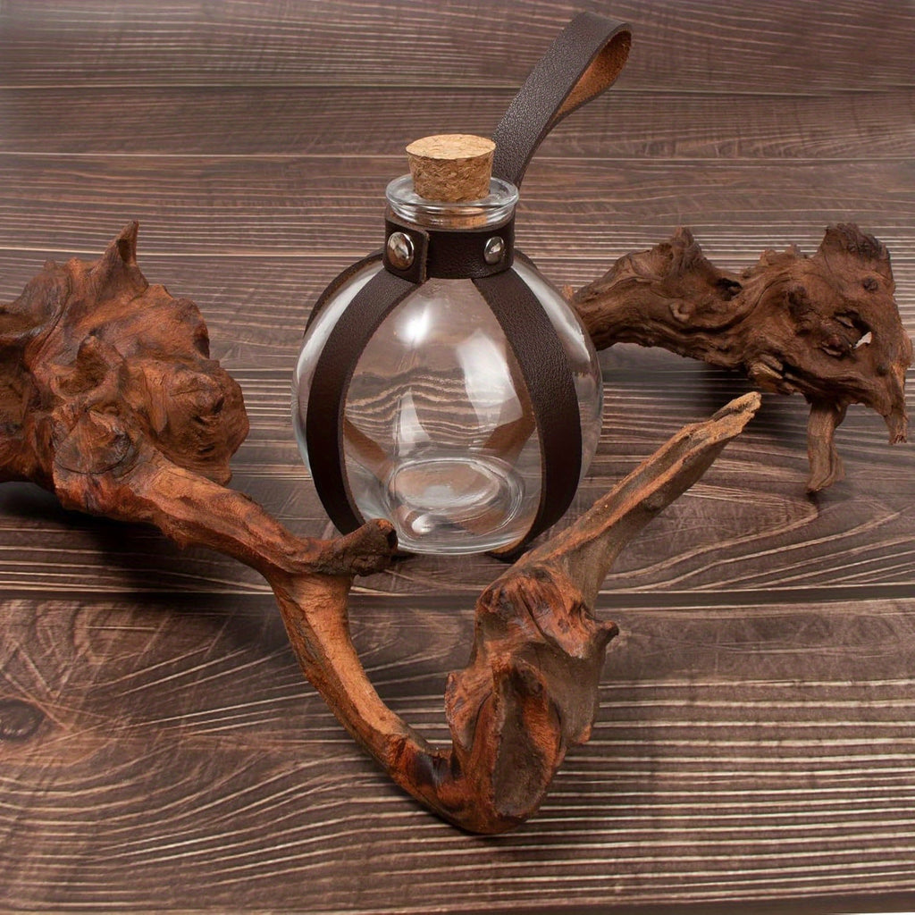 Set of 5 Renaissance-Themed Additions Including a Belt Pouch, Waist Bag, Keyring Hook, And Potion Vials, Perfect for Festival Cosplay Or Halloween Costumes