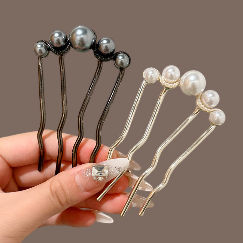 6pcs of Fashionable U-shaped Hair Clips, Hair Combs for Chignon at the Back of the Head, Hairpins, Hair Sticks, Hair Ornaments, Hair Clips for Women, Suitable for Daily Wear, Party Hair Accessories, Holiday Gifts