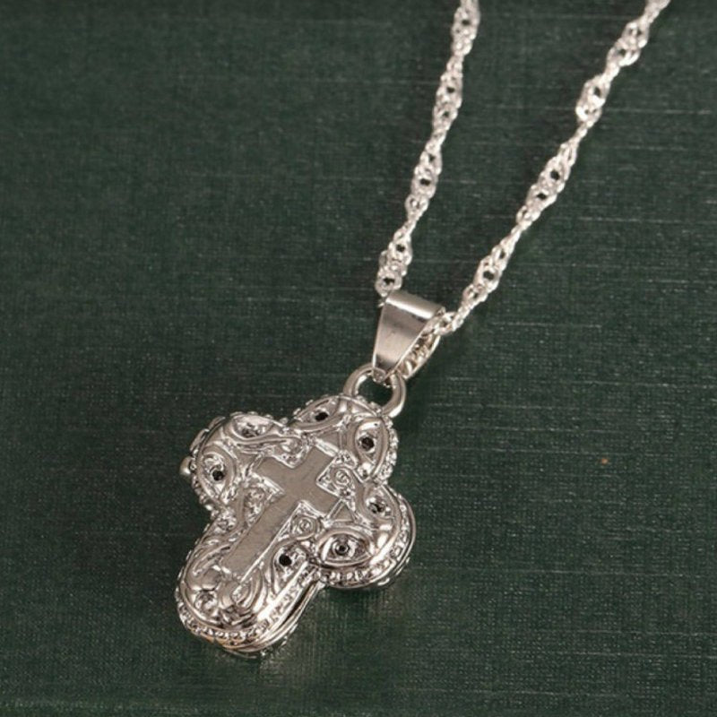 Vintage Bohemian Cross Pendant Necklace Holiday Gift Anniversary Gift Birthday Party Jewelry