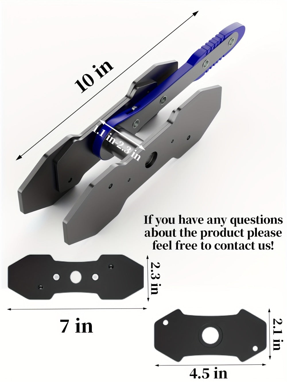 Brake Caliper Press Tool Car Piston Spreader Pad 360 Degree Swing Ratchet Hand Wrench Expander For Single Twin Quad Piston Disc Brake Vehicle