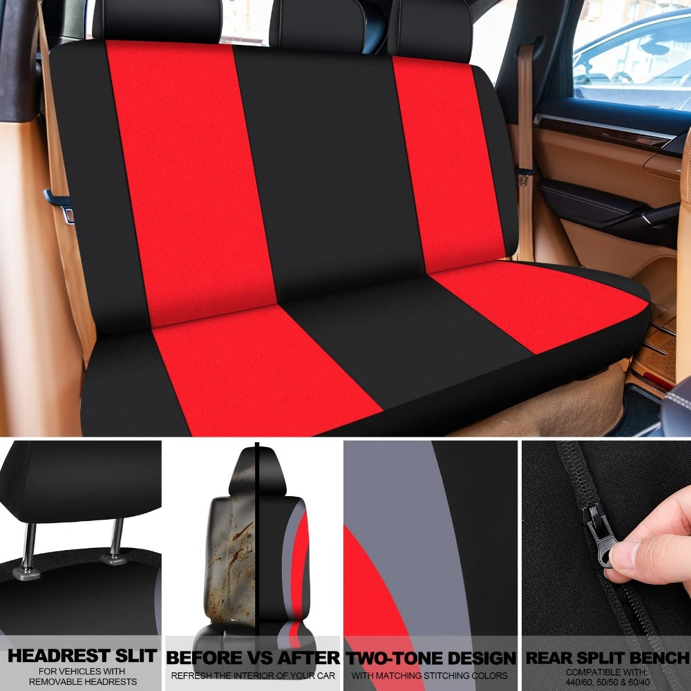 47 Car Seat Cover Full Set Car Seat Covers for Car Front Rear Seat Cover Fluffy Steering Wheel Cover Seat Belt Automotive Floor Mats Car Air Conditioner Decoration Strip Car Accessories Women