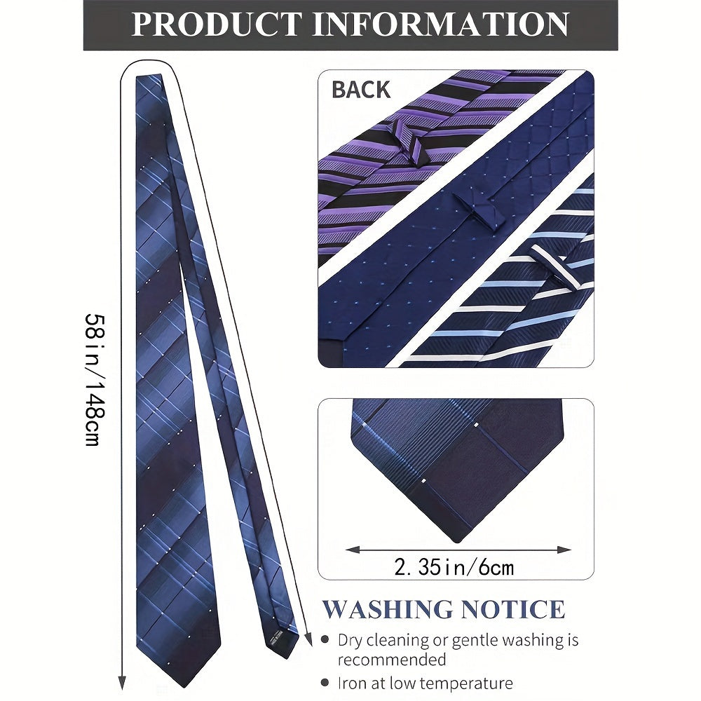 WeiShang Lot 12pcs Classic Men's Tie Necktie Woven JACQUARD Neck Ties