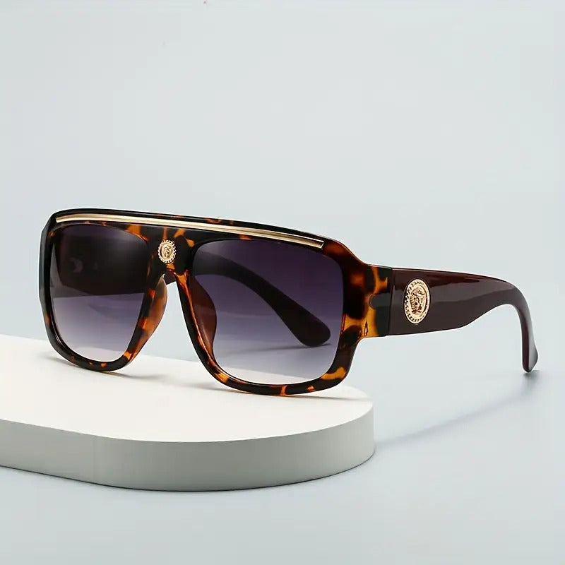3pcs Retro Men'S, Lightweight Frame Polarized Glasses, Unisex, Suitable for Trips And Casual Wear, Ideal Holiday Gift