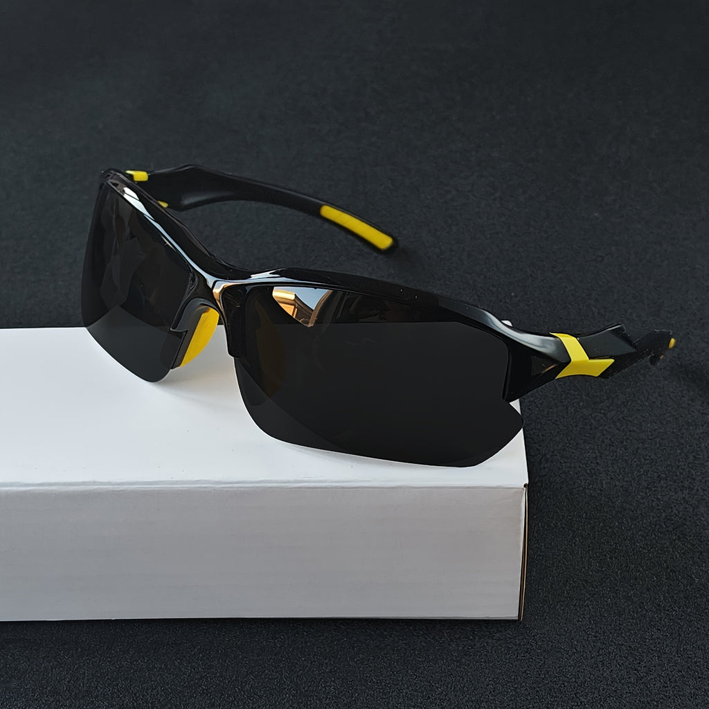 7 Pairs of Stylish And Handsome Square Frame Glasses, Trendy Style