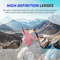 12/6 Pairs of Polarized Sports for Men And Women, Resistant, Lightweight PC Frame Lenses, Perfect for, Rock, Sports - Men'S And Women'S Leisure Glasses