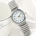 Upgraded Luminous Women'S Watch with a Fashionable Elastic Design, Adjustable Size, Sold As a Single Piece