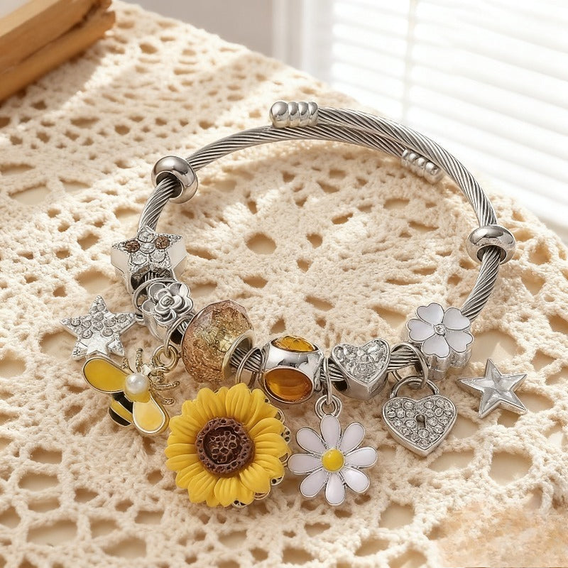 A Unique Multi-Pendant Bracelet That Is Hypoallergenic And Perfect for Everyday Use During The Fall And Winter Seasons, Making It an Ideal Valentine'S Day Present for a Partner. Get My Daily Offer, Available from a Local Warehouse, on