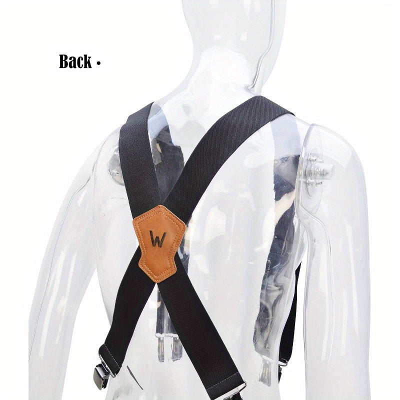 2-inch Elastic Men's Overalls, Men's Overalls, Work Men's Overalls, Men's Overalls with Clips