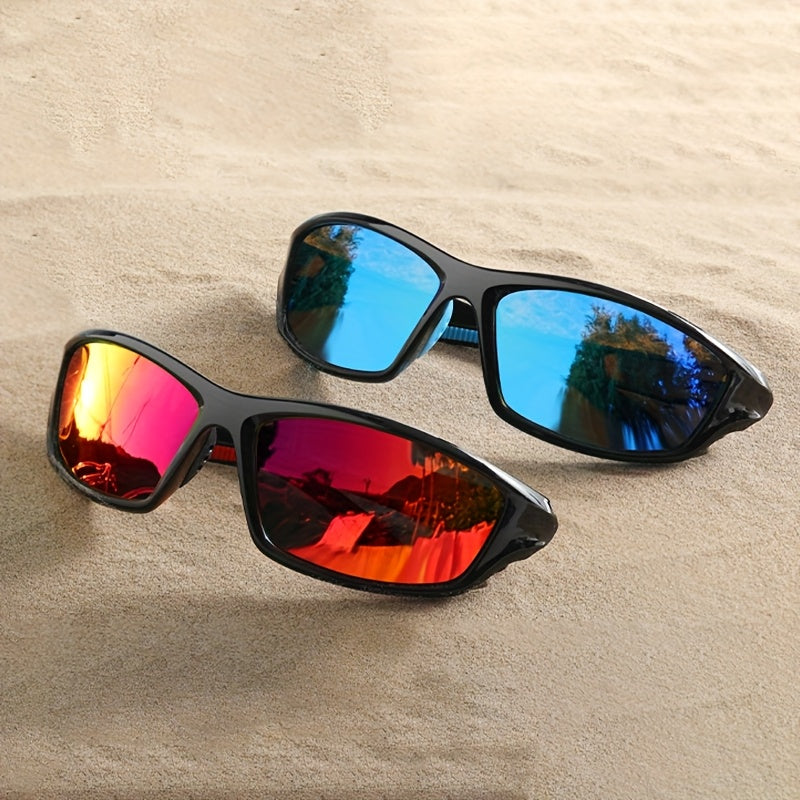 4 Pairs Sports Sunglasses for Men And Women, Full Frame UV Protection, Ultra-Light PC Frame, PC Lens, Very Suitable for Cycling, Rock Climbing, Running, Fishing - Outdoor Leisure Travel Sunglasses for Men And Women