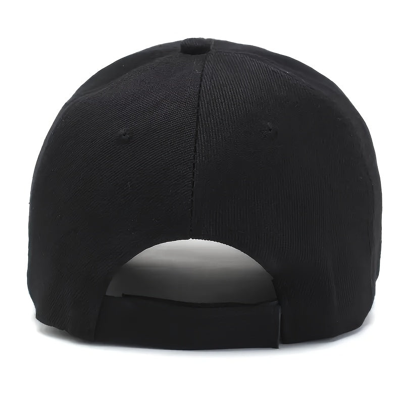 Set of 5 Plain Baseball Caps Ideal for Outdoor Activities Made from Fiber