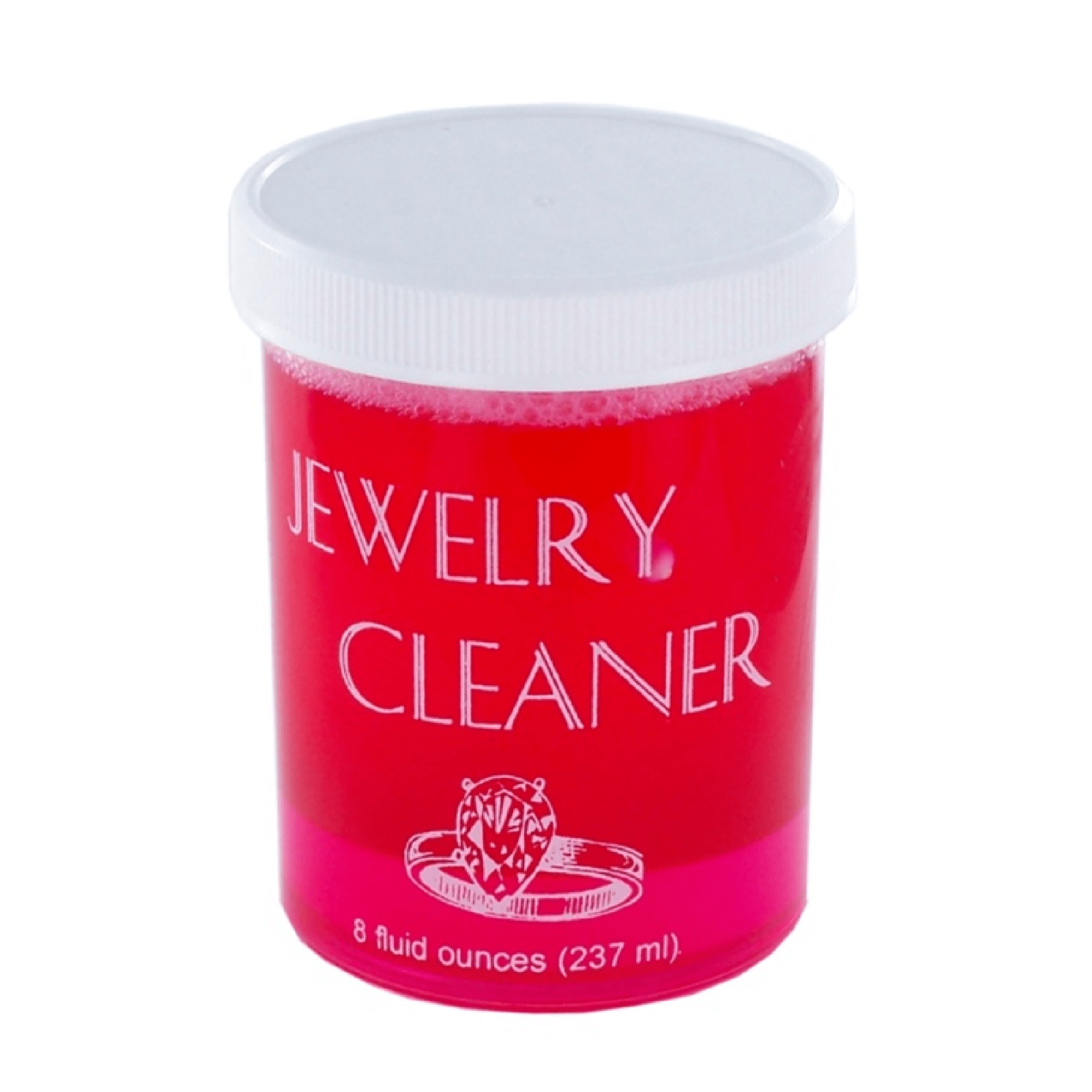 JSP Jewelry Cleaner 8 fl oz – Gold, Silver & Platinum Dip with Brush & Cloth – Fast Acting