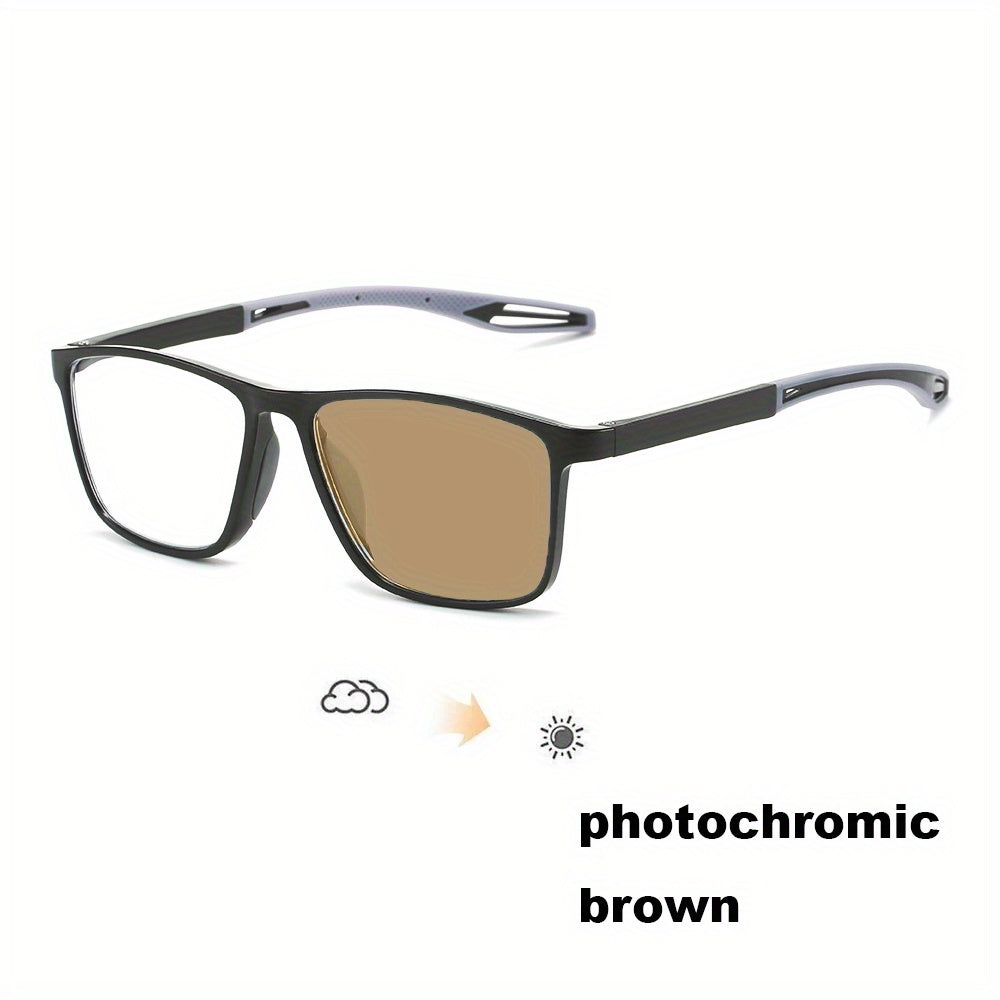 TR90 Sport Sun Reading Glasses Ultralight Photochromic Presbyopia Eyeglasses Women Men Sight Optical Eyewear Diopters to 4.0