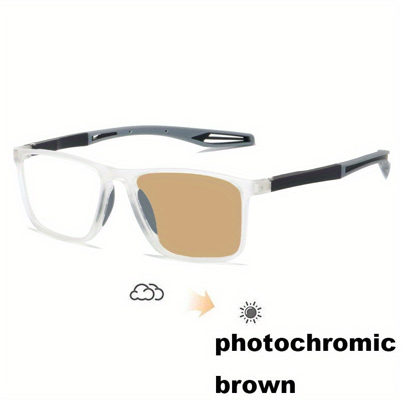 TR90 Sport Sun Reading Glasses Ultralight Photochromic Presbyopia Eyeglasses Women Men Sight Optical Eyewear Diopters to 4.0