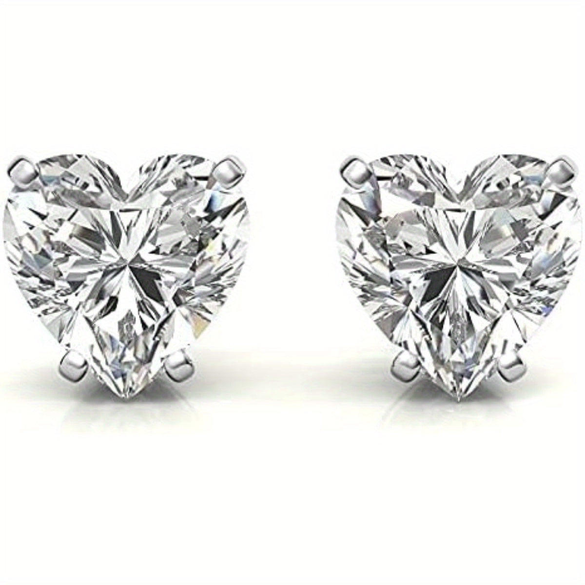 1 Pair Of Moissanite Earrings 925 Sterling Silvery Earrings Men Women Moissanite Earrings Spiral Earrings Women Girls Men
