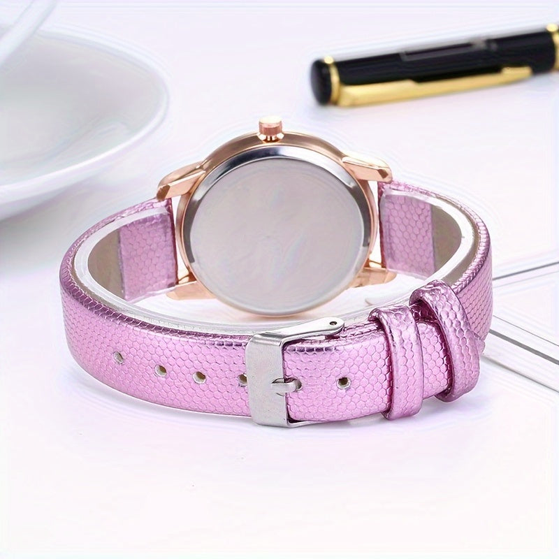 Women's Watch Graphic Color Quartz Watch Elegant Fashion Analog Wrist Watch Gifts