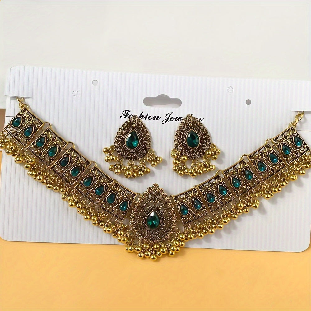 3pcs Fashion And Exquisite Necklace And Earrings, Versatile Accessories For Birthdays, Anniversaries, And Graduation Christmas Gifts