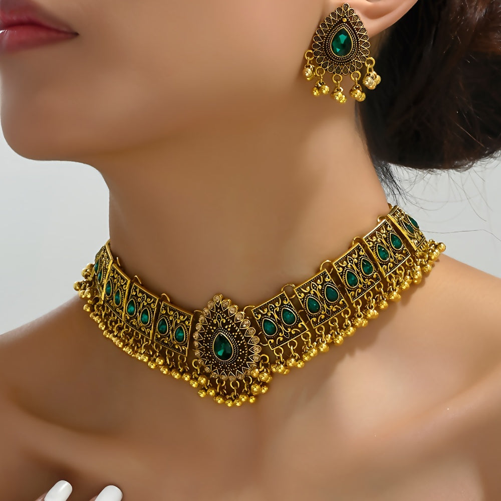 3pcs Fashion And Exquisite Necklace And Earrings, Versatile Accessories For Birthdays, Anniversaries, And Graduation Christmas Gifts