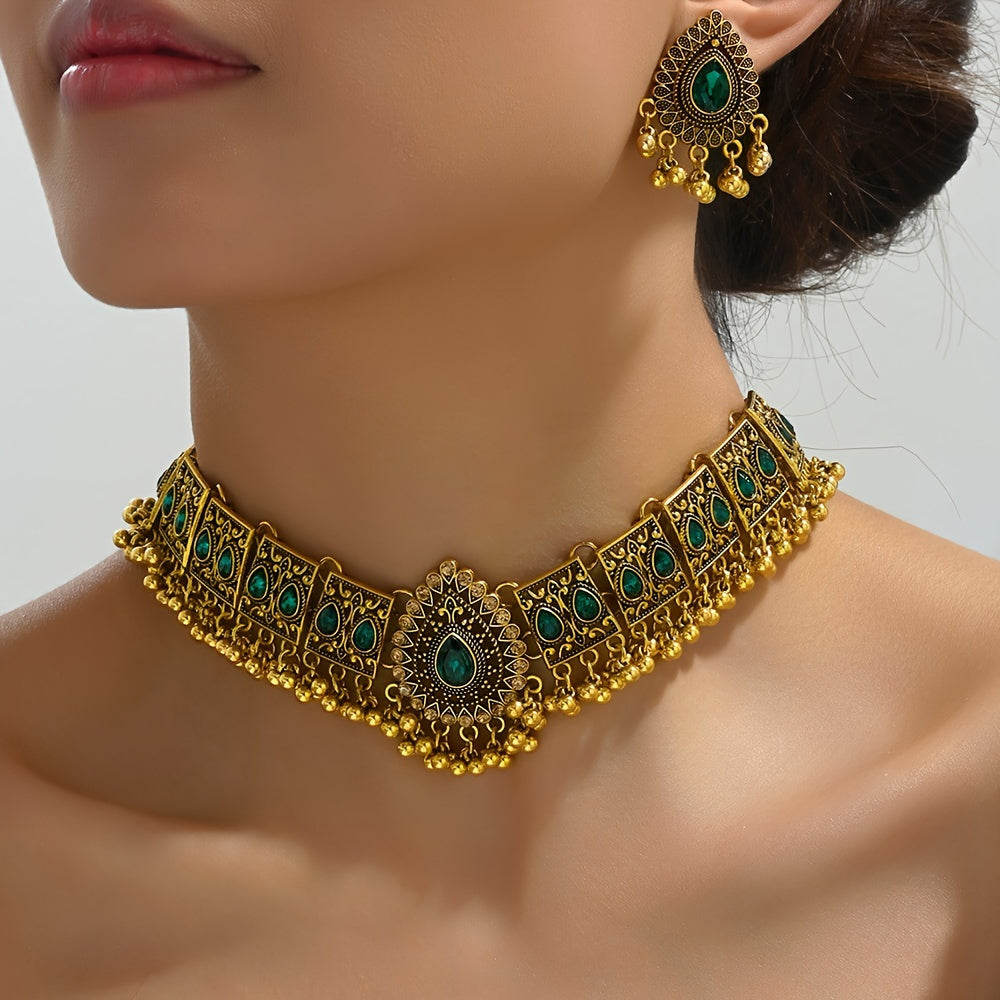3pcs Fashion And Exquisite Necklace And Earrings, Versatile Accessories For Birthdays, Anniversaries, And Graduation Christmas Gifts
