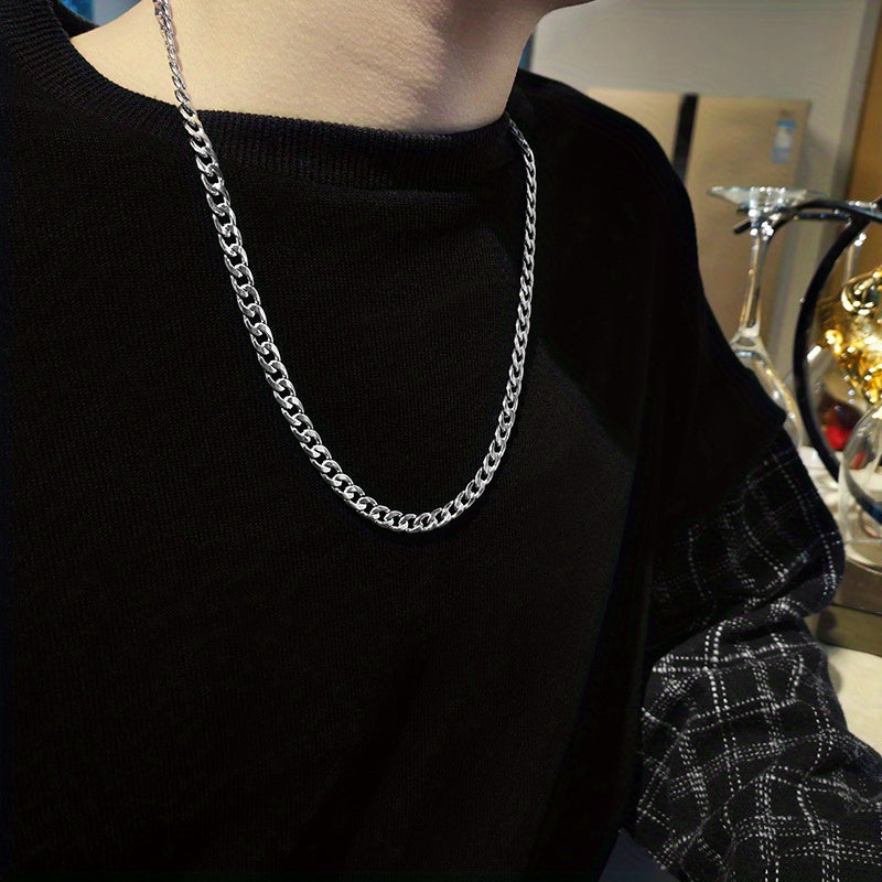 Necklace for My Grandson, Cuban Link Chain, Presents for Grandson, Holiday Gift, Message Card, Gift Box, Birthday, Christmas