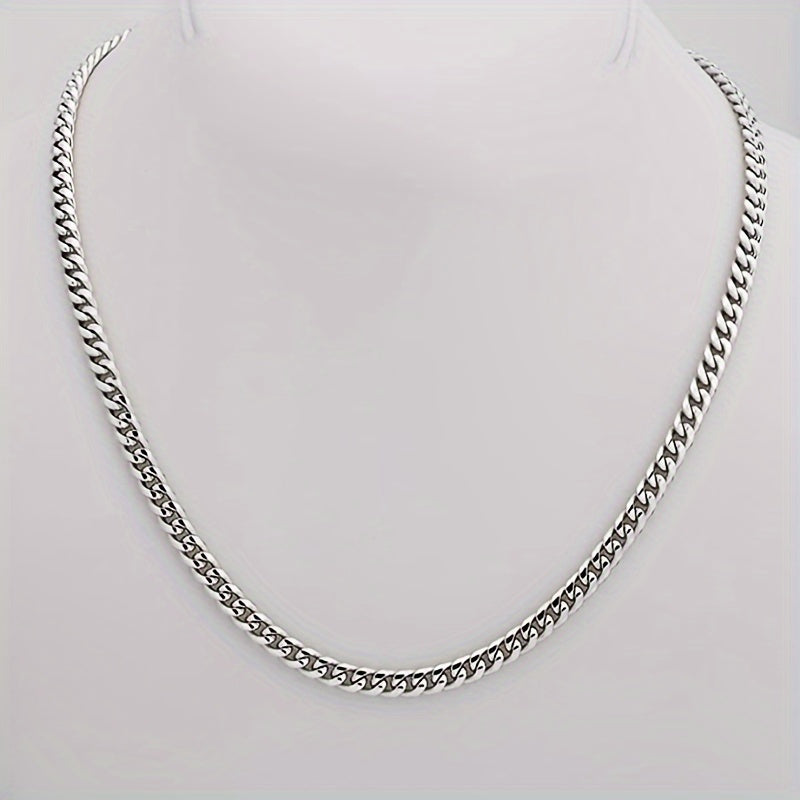 Necklace for My Grandson, Cuban Link Chain, Presents for Grandson, Holiday Gift, Message Card, Gift Box, Birthday, Christmas