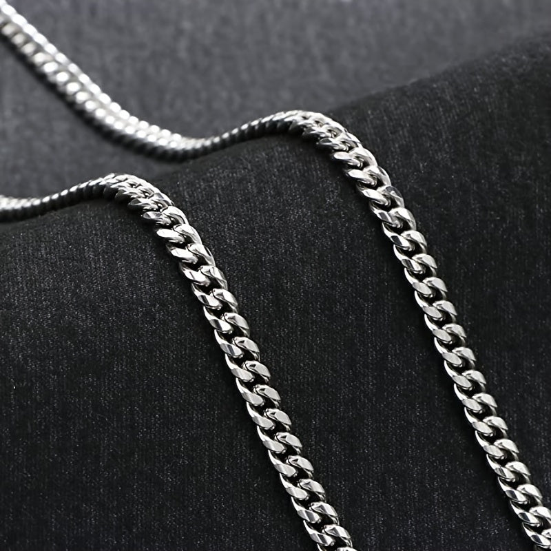 Necklace for My Grandson, Cuban Link Chain, Presents for Grandson, Holiday Gift, Message Card, Gift Box, Birthday, Christmas