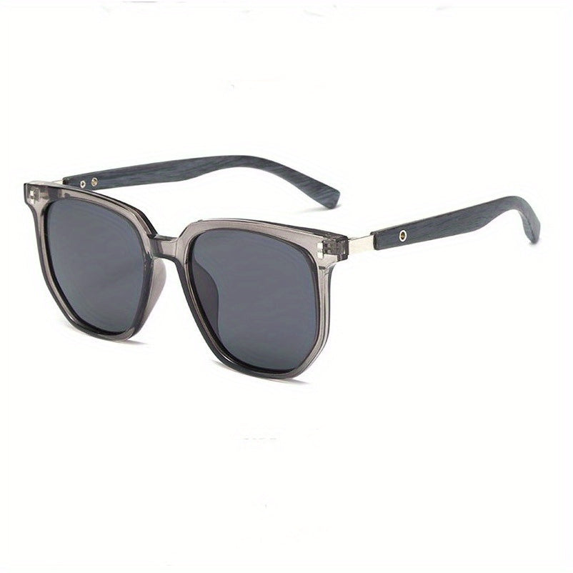 Unisex Vintage-Style Sunglasses With Stud Detail, Fashion Street Style, Suitable For Outdoor Driving And Travel