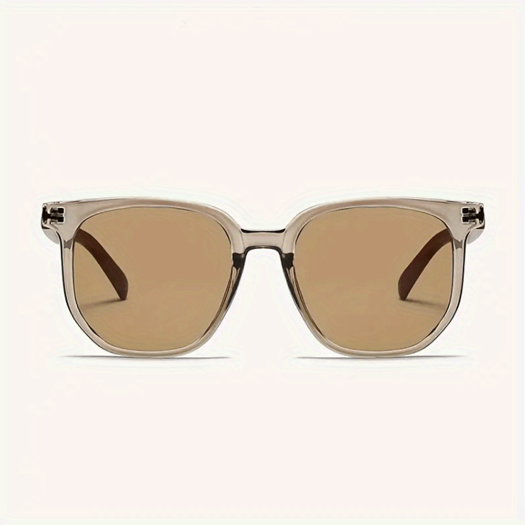 Unisex Vintage-Style Sunglasses With Stud Detail, Fashion Street Style, Suitable For Outdoor Driving And Travel