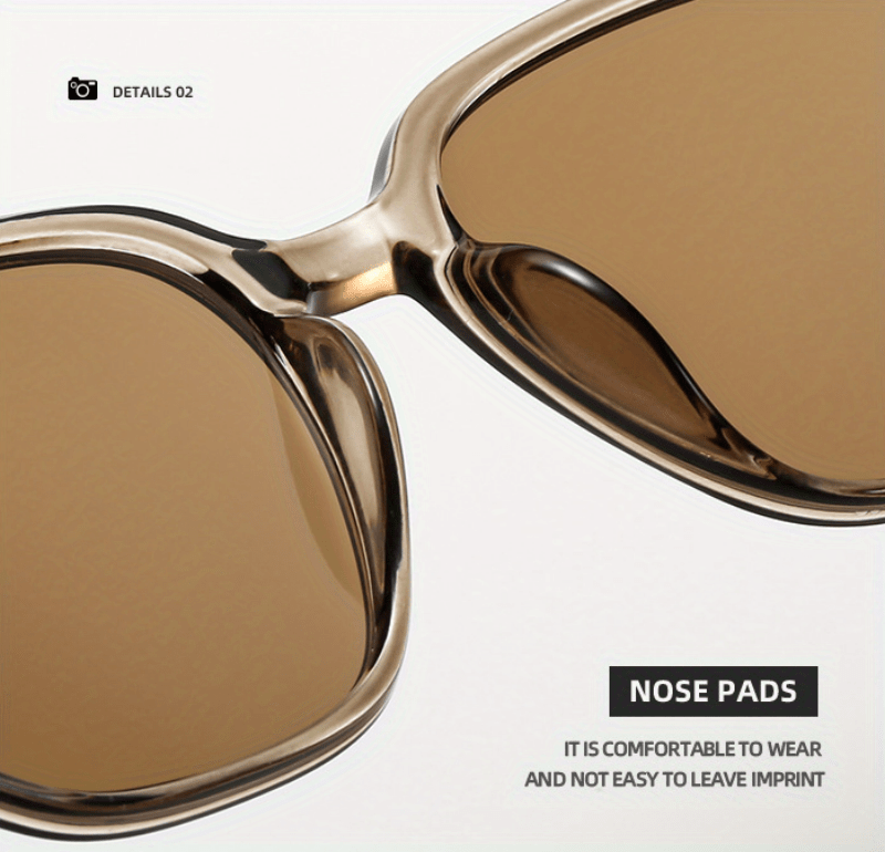 Unisex Vintage-Style Sunglasses With Stud Detail, Fashion Street Style, Suitable For Outdoor Driving And Travel