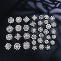 36Pcs Rhinestone Brooch Set, Elegant Golden Jewelry with Classic Design, Perfect for Weddings, Parties, and Formal Occasions, Versatile, Shiny Fashion Accessories, Ideal Gift for.Suitable for men and women.