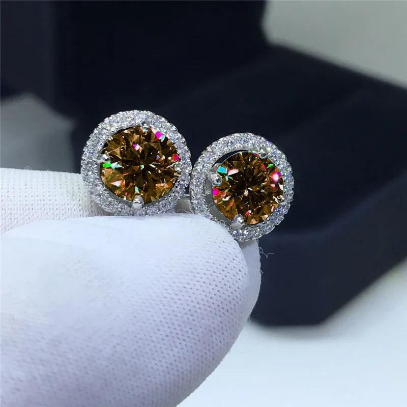 Minimally Designed Birthstone Earrings Fashionable Classic Earrings Men'S Christmas Gifts Ear Hooks Earrings Valentine'S Day Gifts