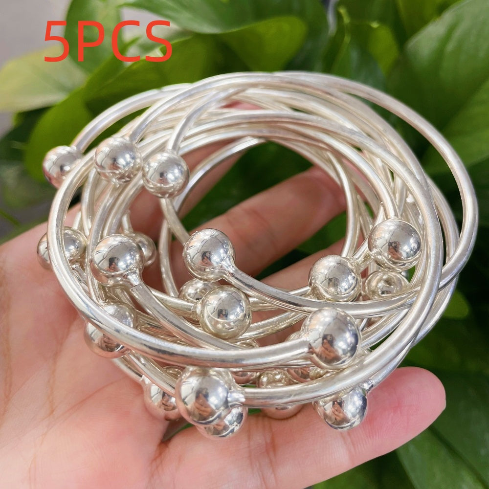 Handmade Thick West Indian Bangle - Heavy Stacking Boho Jewelry Suitable for Women, Retro Indian Bangles for Daily Wear & Special Events, Stackable Bangle Gift