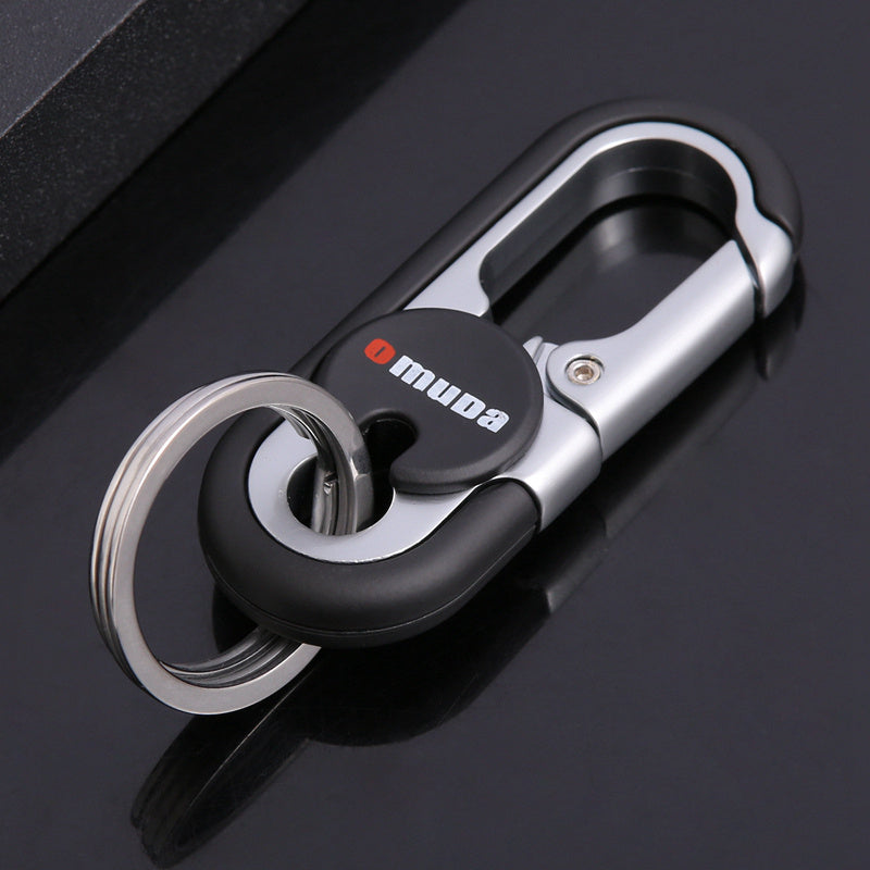 High-Grade Metal Alloy  Key Chain - Upgrade Your Style for Men's Waist Hanging